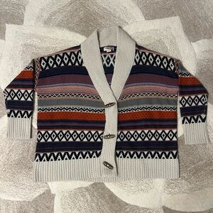 Forever 21 Striped Cardigan Sweater